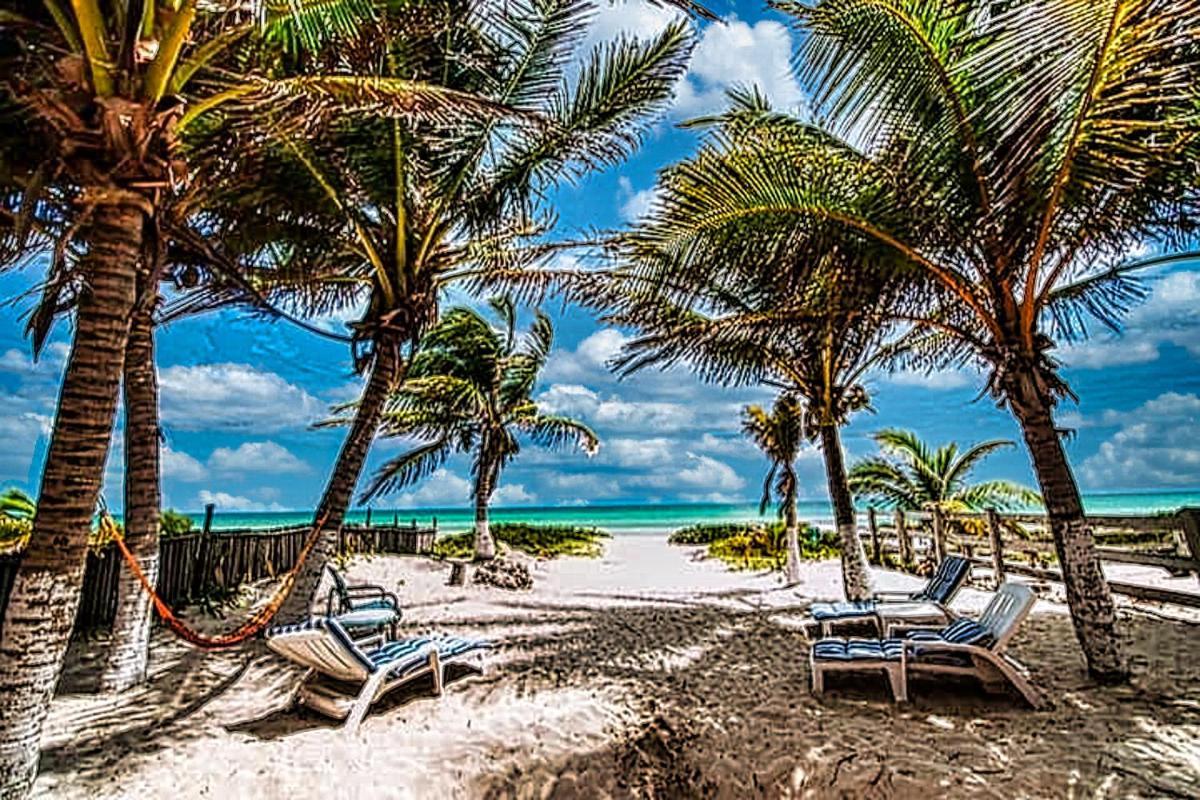 Beachfront Hacienda Del Cuyo Groundfloor ภายนอก รูปภาพ