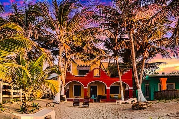Beachfront Hacienda Del Cuyo Groundfloor ภายนอก รูปภาพ